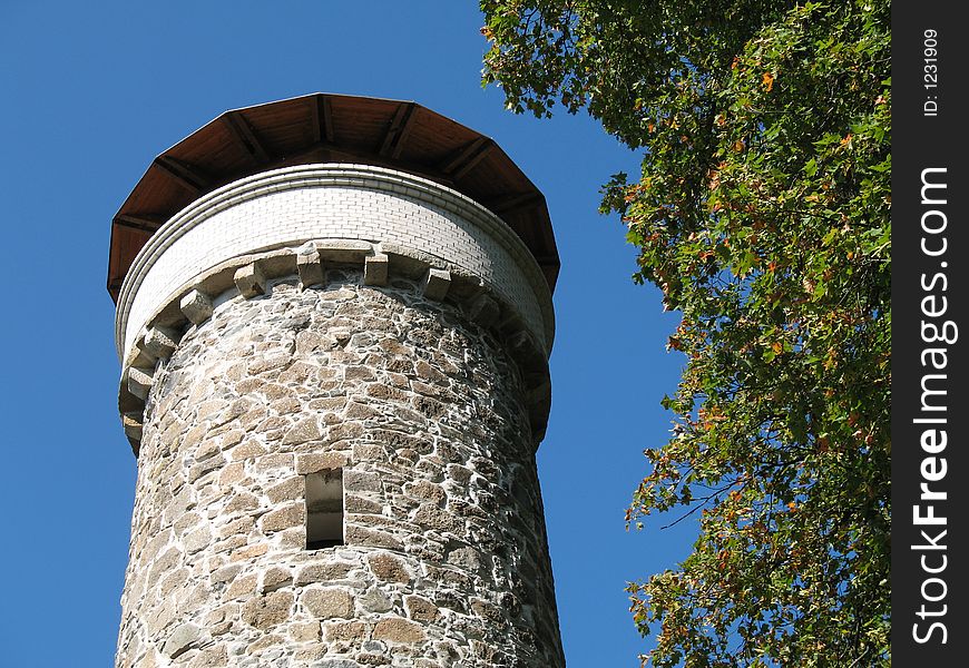 The Hamelika Tower in the Marian Bath - Czech Republic