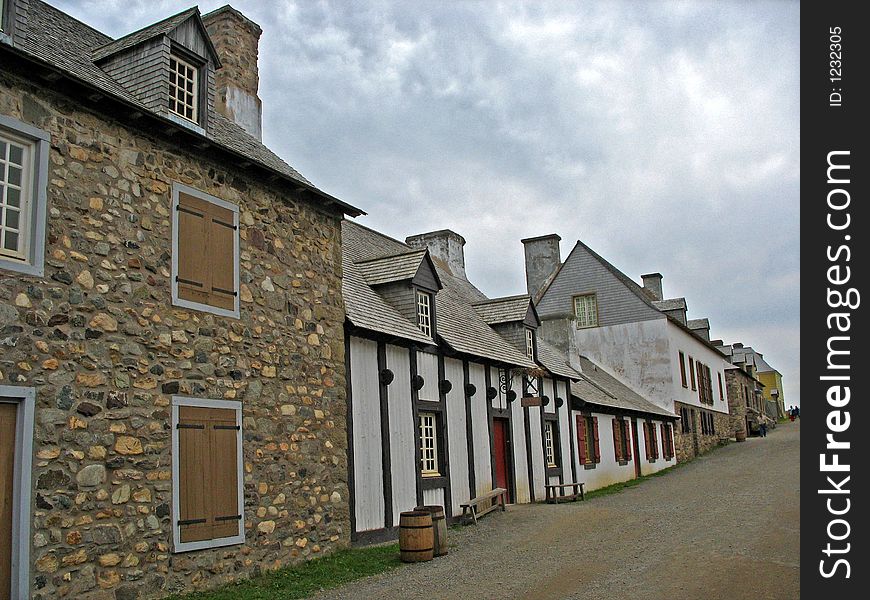 A Street In The Fortress Of Louisbourg