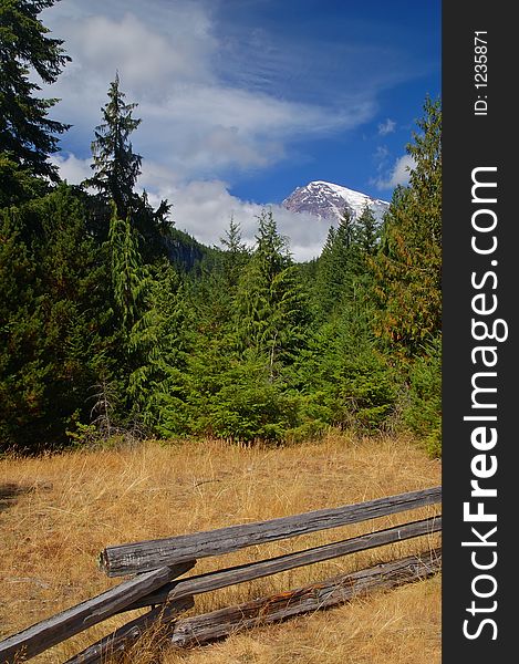 August Mountain Landscape