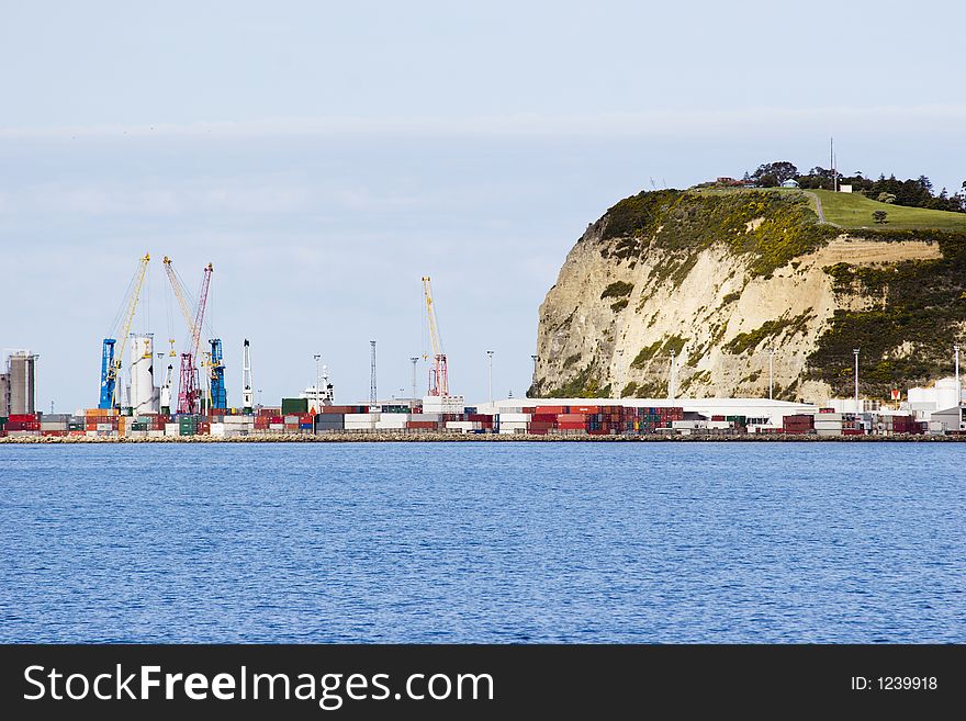 The port of Napier, Hawke's Bay, New Zealand