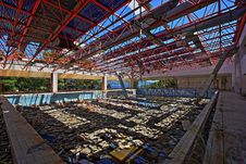 Free Structure, Sport Venue, Roof, Outdoor Structure Royalty Free Stock Image - 123126226