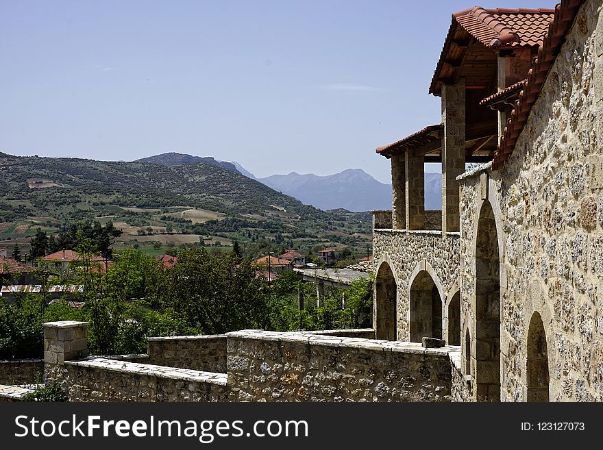 Sky, Property, Wall, Village