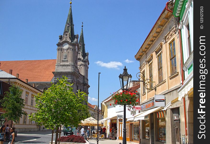 Town, City, Neighbourhood, Sky