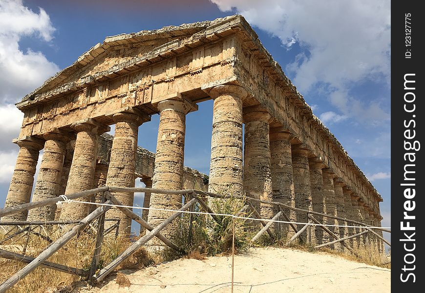 Historic Site, Ancient History, Ancient Greek Temple, Archaeological Site