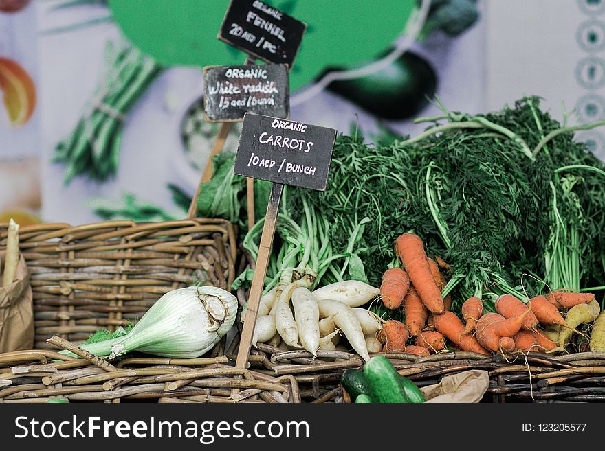 Natural Foods, Local Food, Vegetable, Produce