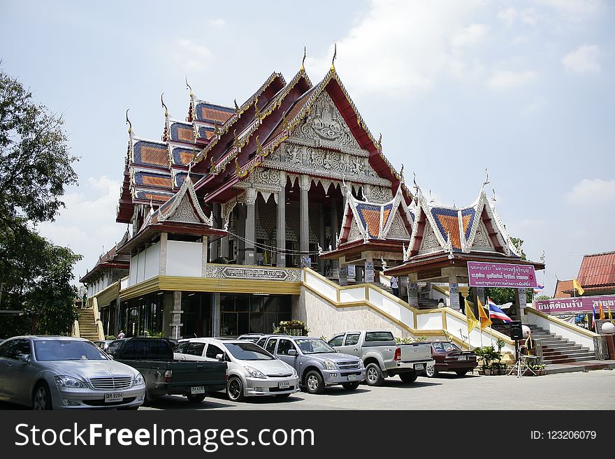 Building, Wat, Place Of Worship, Temple