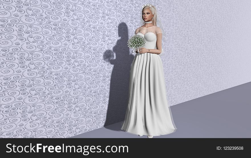 Gown, Dress, Wedding Dress, Bridal Clothing