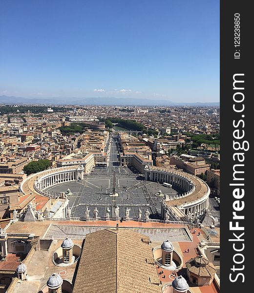 Landmark, City, Urban Area, Sky