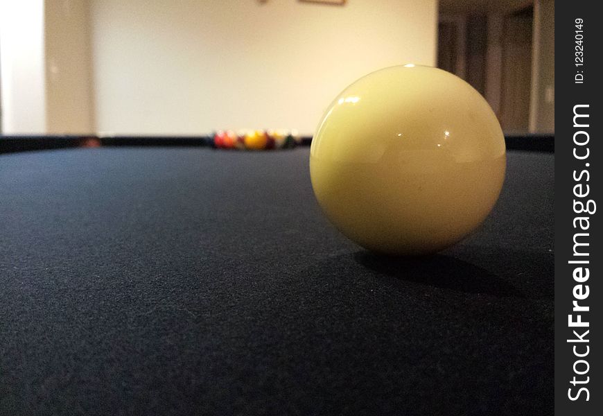 Billiard Ball, Indoor Games And Sports, Pool, Eight Ball
