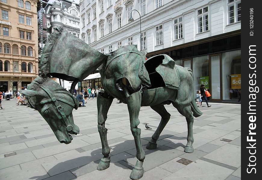 Statue, Sculpture, Monument, Horse