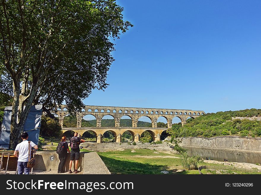 Landmark, Historic Site, Sky, Aqueduct
