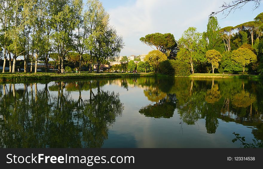 Reflection, Waterway, Nature, Water