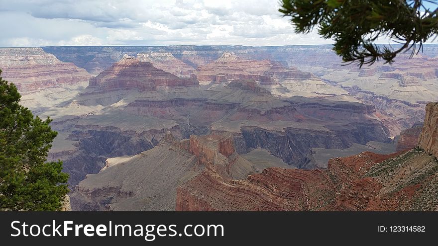 Canyon, National Park, Badlands, Escarpment