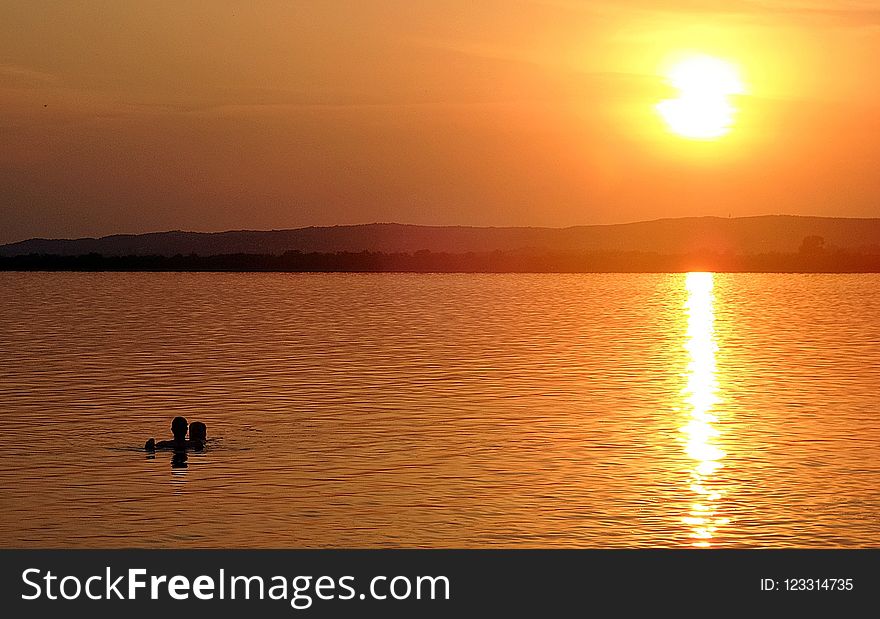 Horizon, Sunset, Sky, Sun