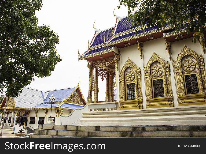 Place Of Worship, Building, Wat, Temple