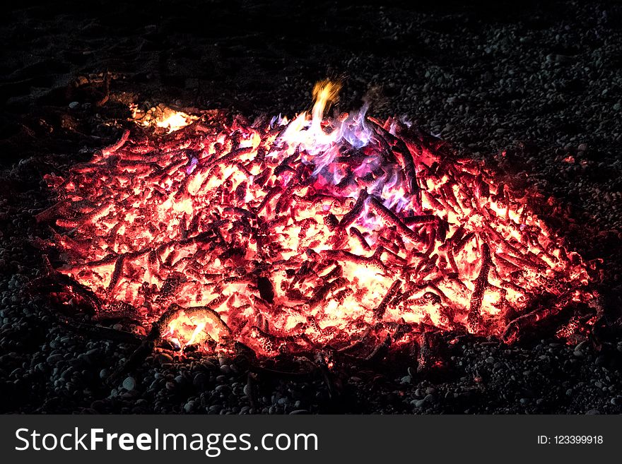 Campfire, Fire, Geological Phenomenon, Heat