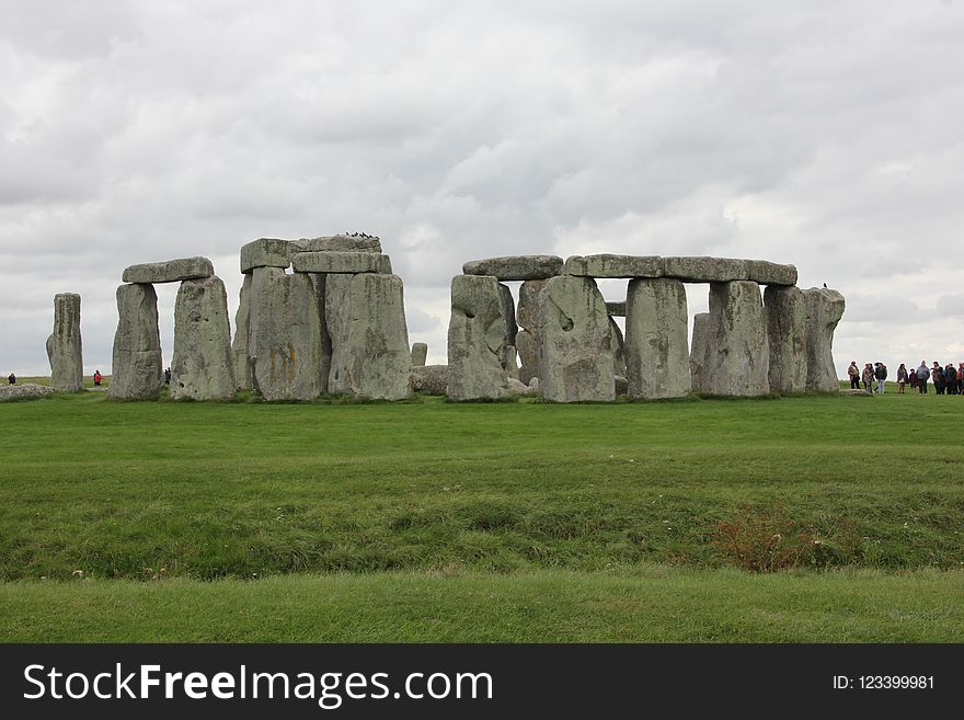 Historic Site, Archaeological Site, Ancient History, Grass