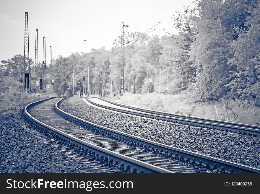 Track, Transport, Winter, Snow