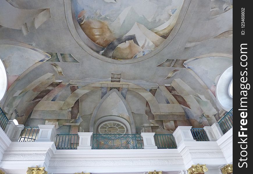 Dome, Ceiling, Arch, Building