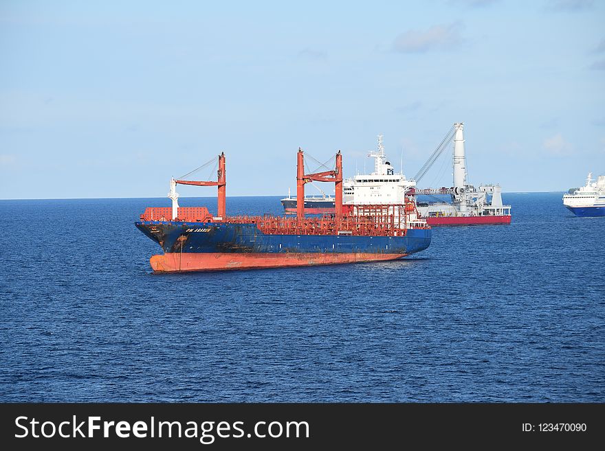 Container Ship, Water Transportation, Ship, Cargo Ship