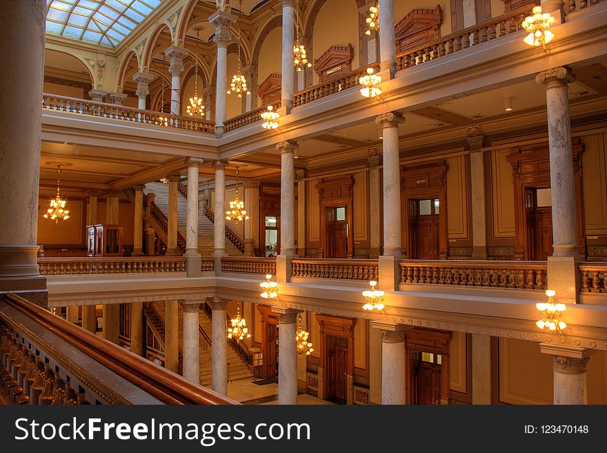 Column, Lobby, Classical Architecture, Tourist Attraction