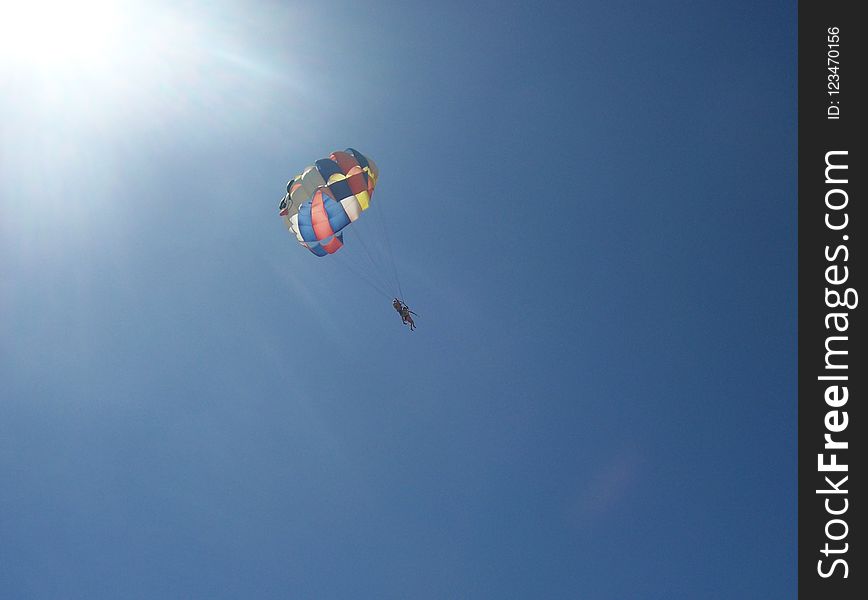 Sky, Parachuting, Air Sports, Extreme Sport