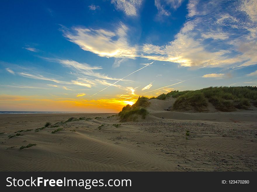 Sky, Horizon, Shore, Cloud