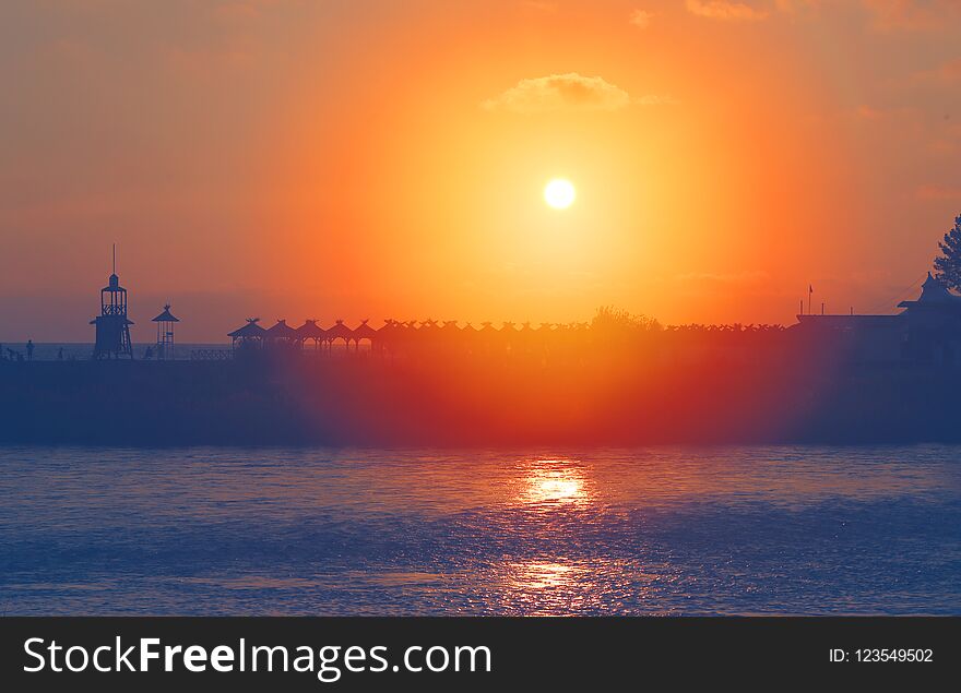 Photo Landscape Sunset At The Sea