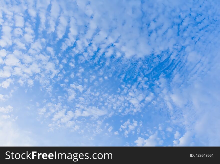 Peaceful blue sky with white clouds landscape. Peaceful blue sky with white clouds landscape.