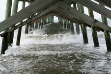 Under The Pier Royalty Free Stock Images Under The Pier Royalty Free Stock Images