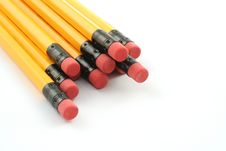 Yellow Pencils Royalty Free Stock Photos