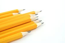 Yellow Pencils Stock Images