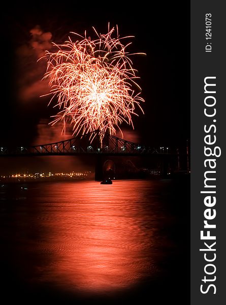 USA fireworks at La Ronde, Montré¡¬ (19 july 2006)