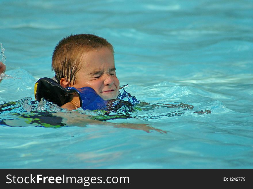 Boy In The Pool