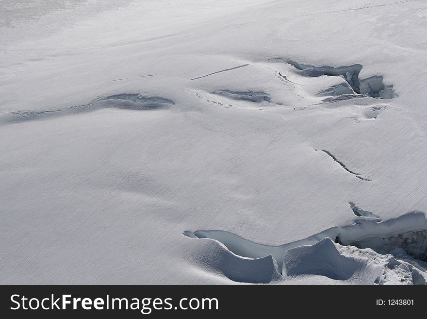 A Norwegian glacier (at GaldhÃ¸piggen)