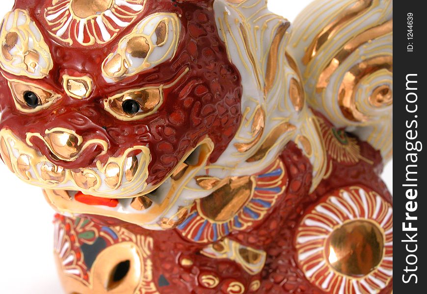 Beautiful detailed Asian dragon ornament