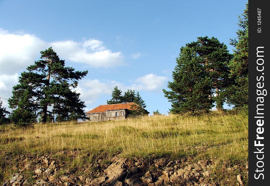 Lonely house on the hill