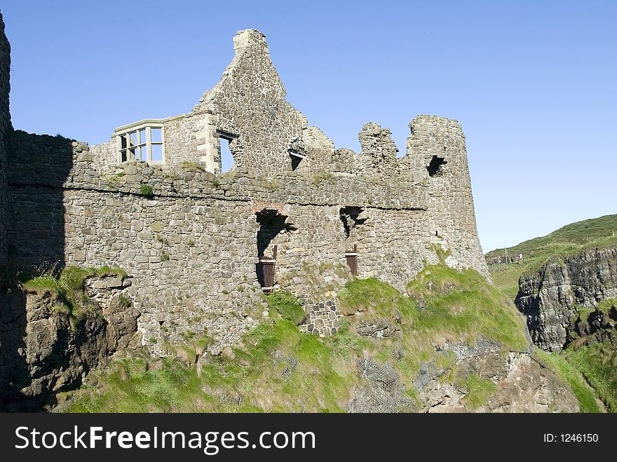 Dunluce castle Antrim coast Northern Ireland