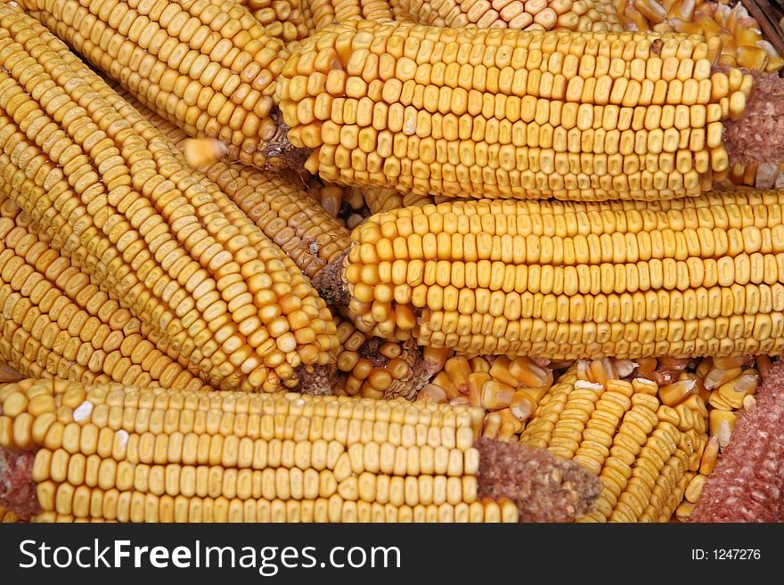 Details many corns in village