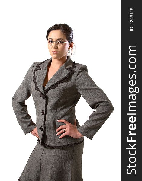 Business Woman With Glasses