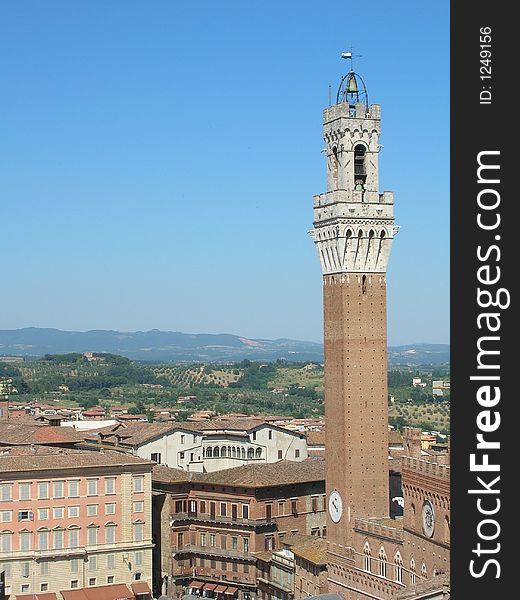View over roofs of Siena, Tuscany