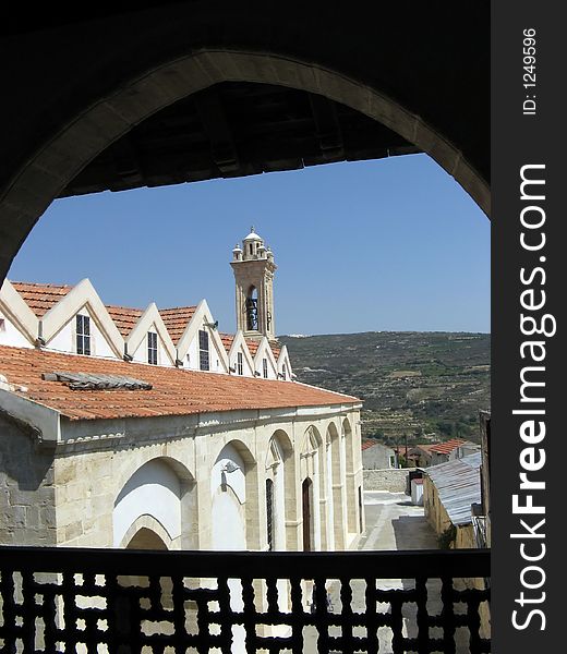 An old church in Omodos, Cyprus. An old church in Omodos, Cyprus