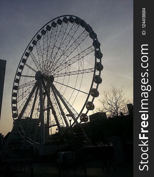 Ferris Wheel, Tourist Attraction, Sky, Wheel