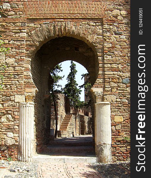 Arch, Ruins, Medieval Architecture, Historic Site