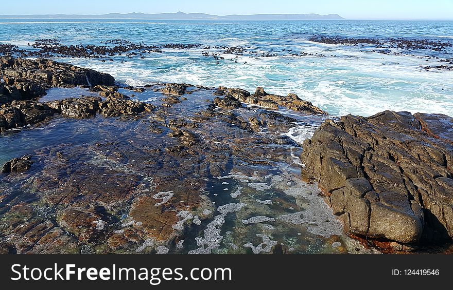 Coast, Sea, Shore, Rock