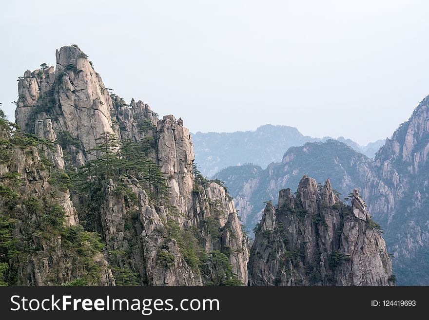 Mountainous Landforms, Mountain, Rock, Mount Scenery