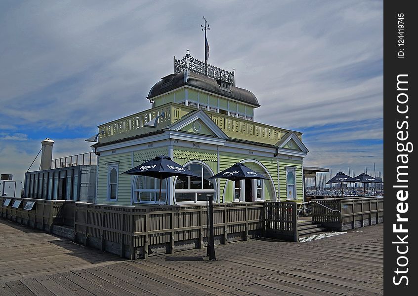 Landmark, Pier, Sky, Boardwalk