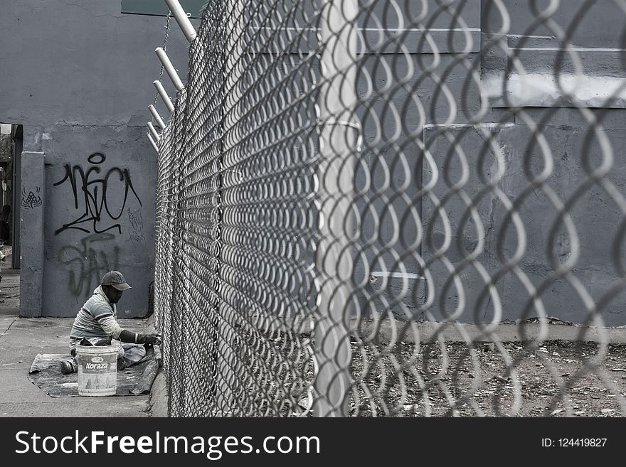 Black And White, Wall, Structure, Monochrome Photography