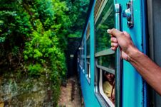 Train Travel In Sri Lanka Stock Image