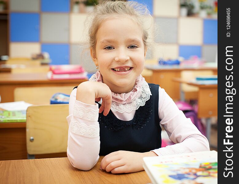 Girl At Classroom